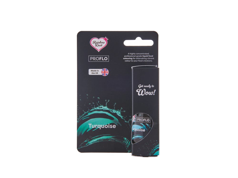 Barwnik spożywczy w płynie ProFlo - Rainbow Dust - Turquoise 19 g