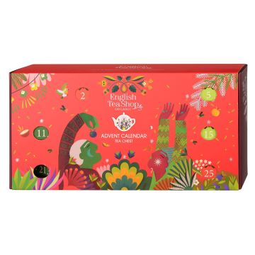 Advent calendar with teas Red Chest - English Tea Shop - 25 pcs