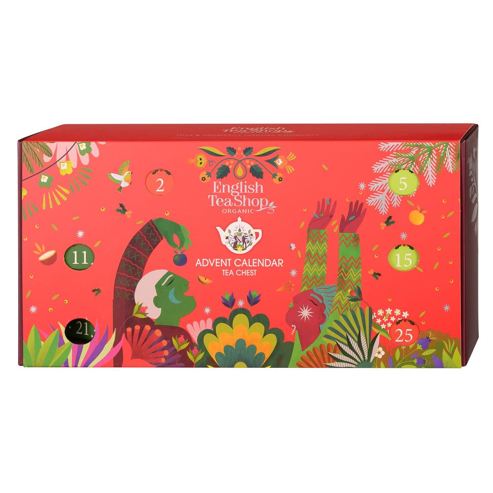 Advent calendar with teas Red Chest - English Tea Shop - 25 pcs