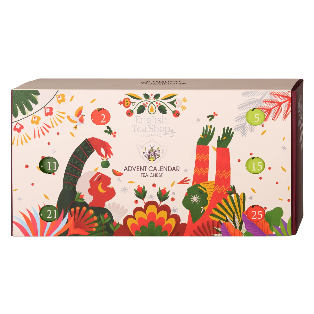 Advent calendar with teas Cream Chest - English Tea Shop - 25 pcs