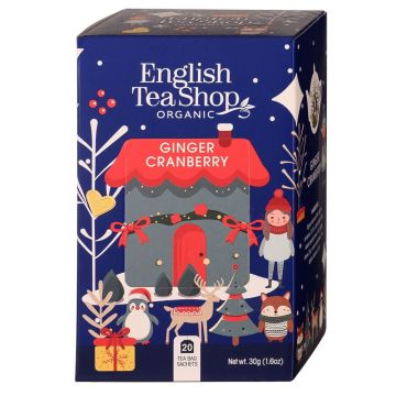 Herbata czarna Ginger Cranberry - English Tea Shop - 20 szt.