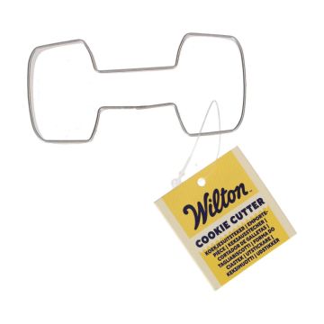 Barbell cookie cutter - Wilton - 8 cm