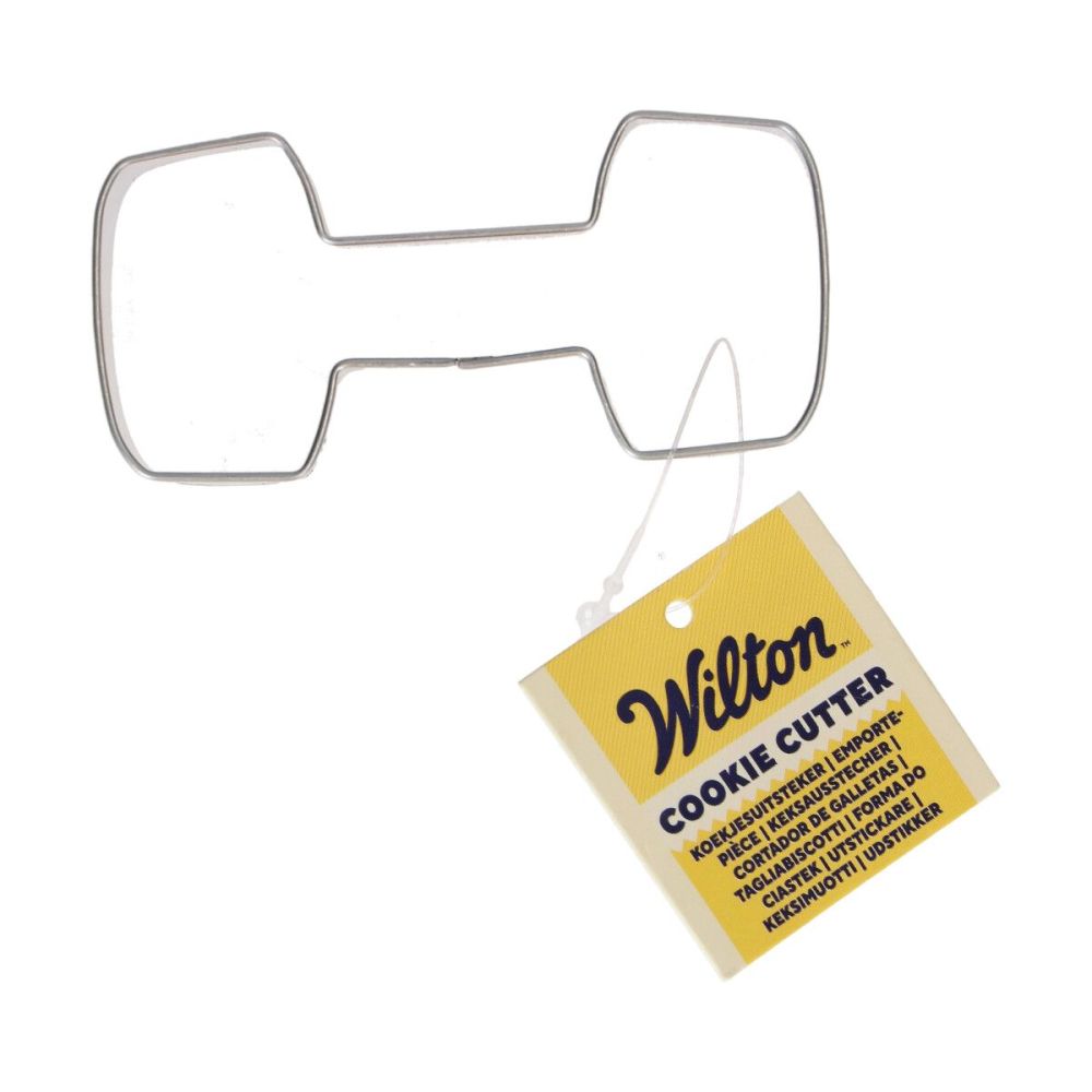Barbell cookie cutter - Wilton - 8 cm