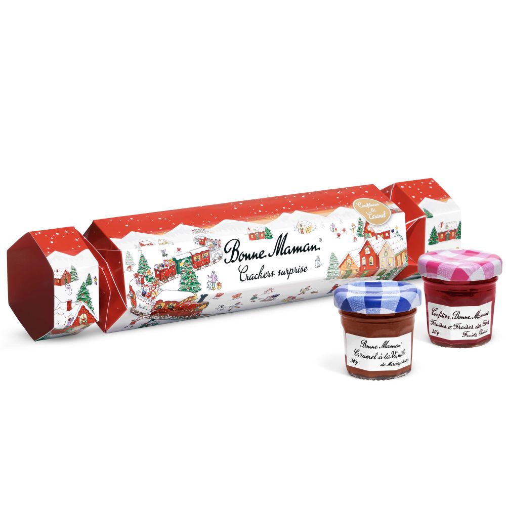Christmas cracker with jams - Bonne Maman - 4 pcs