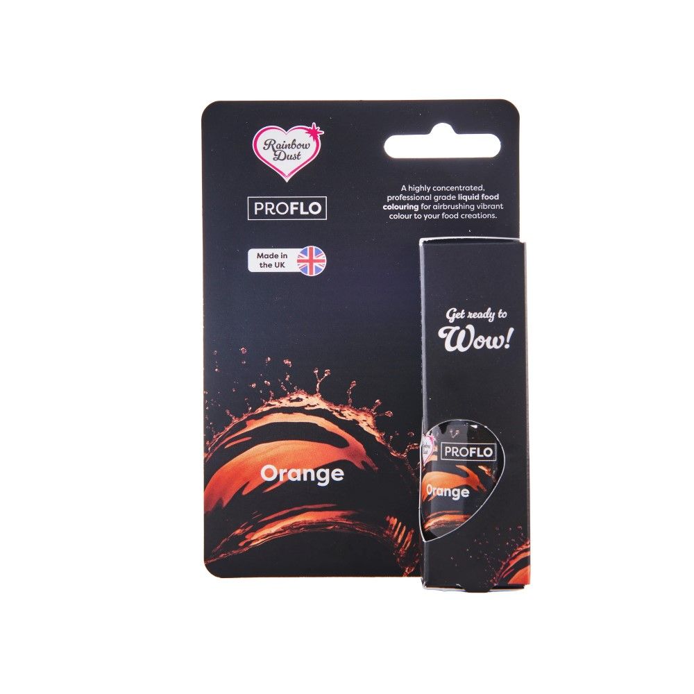 Liquid food colouring ProFlo - Rainbow Dust - Orange 19 g