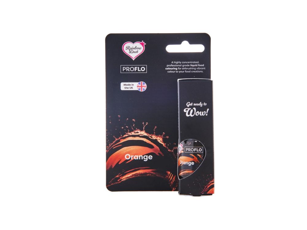 Barwnik spożywczy w płynie ProFlo - Rainbow Dust - Orange 19 g