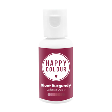 Barwnik olejowy do mas tłustych - Happy Colour - Blunt Burgundy 20 ml