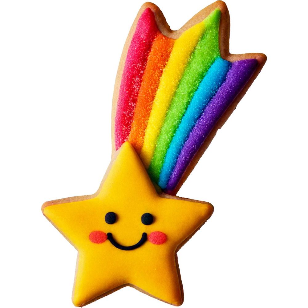 Falling star cookie cutter - Wilton - 7 cm