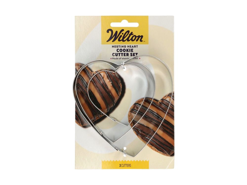 Cookie cutter set Hearts - Wilton - 3 pcs