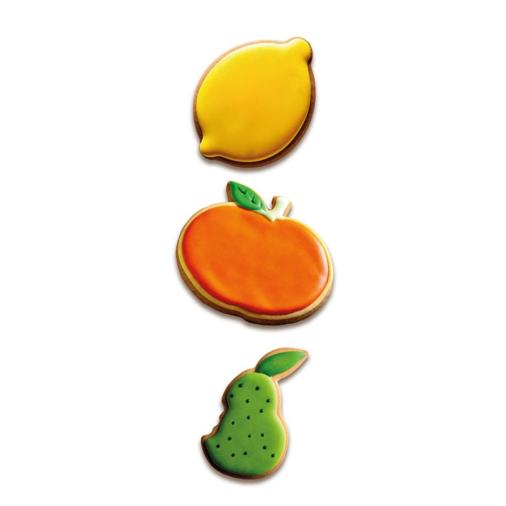 Cookie cutter set Lemon Pear Orange - Wilton - 3 pcs