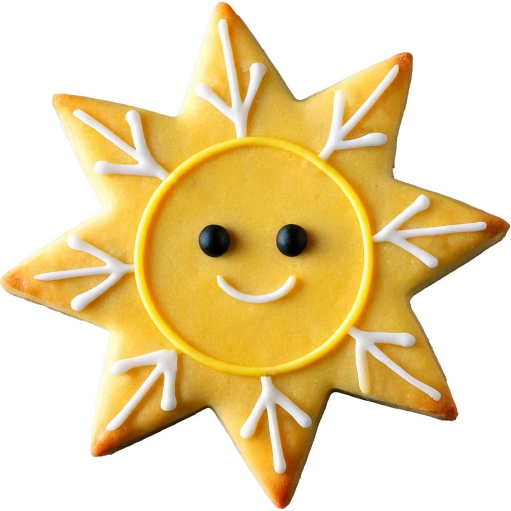 Sun cookie cutter - Wilton - 8 cm