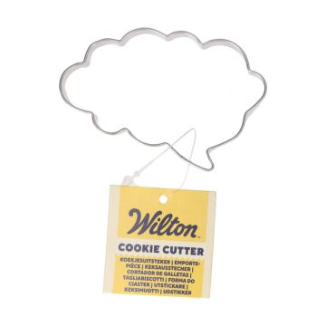 Text cloud cookie cutter - Wilton - 7 cm