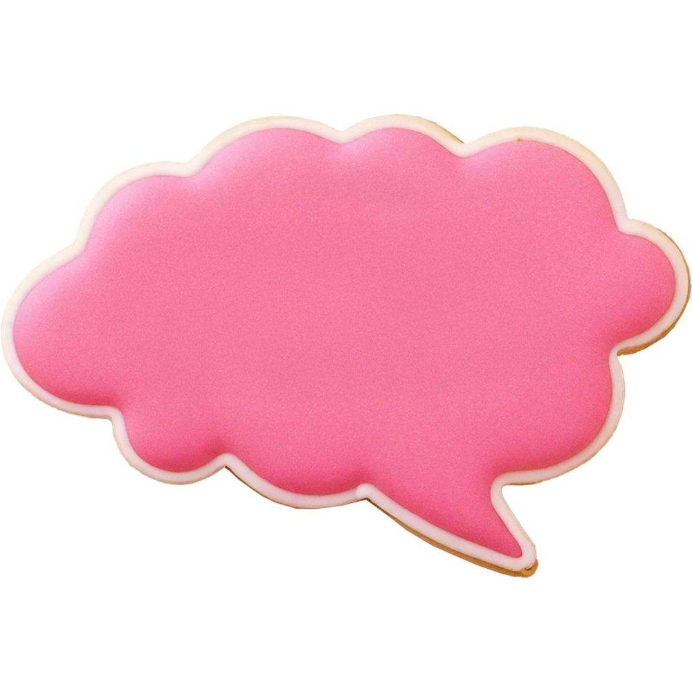 Text cloud cookie cutter - Wilton - 7 cm
