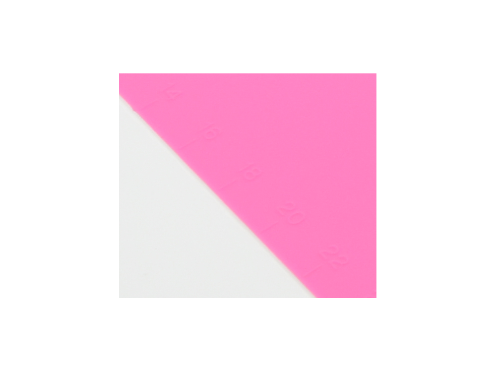 Silicone table - SilikoMart - pink, 60 x 40 cm