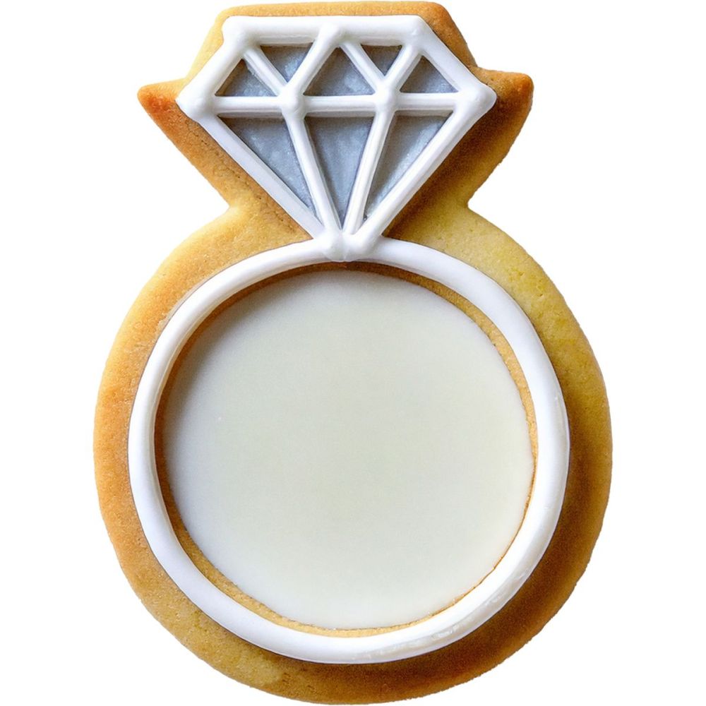 Wedding ring cookie cutter - Wilton - 6 cm