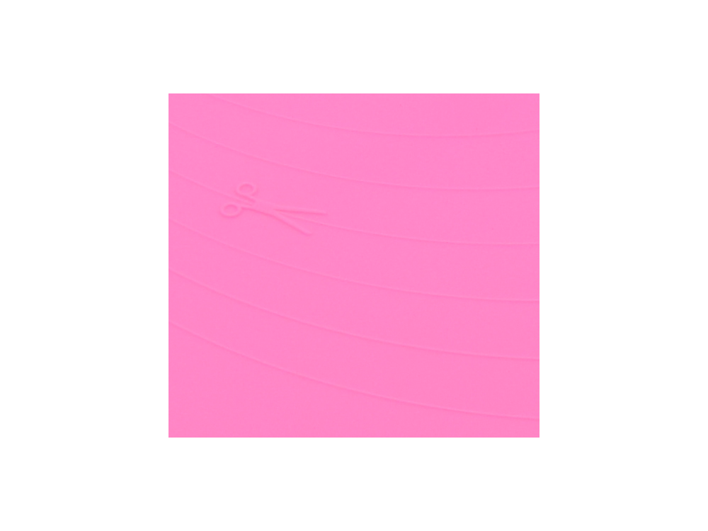 Silicone table - SilikoMart - pink, 60 x 40 cm
