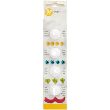 Decoration tips set - Wilton - 4 pcs