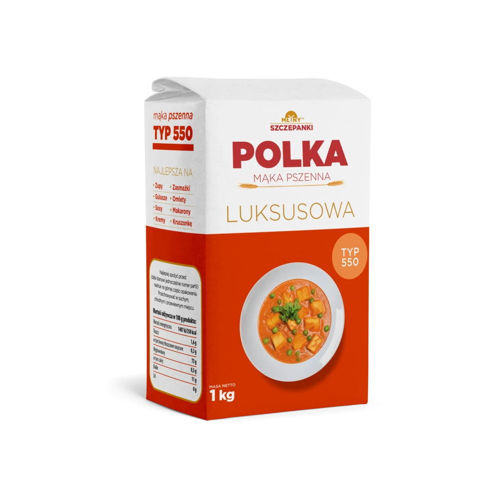 Wheat flour Culinary - Polka - type 550, 1 kg