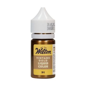 Barwnik spożywczy w płynie - Wilton - Vintage Gold 30 g
