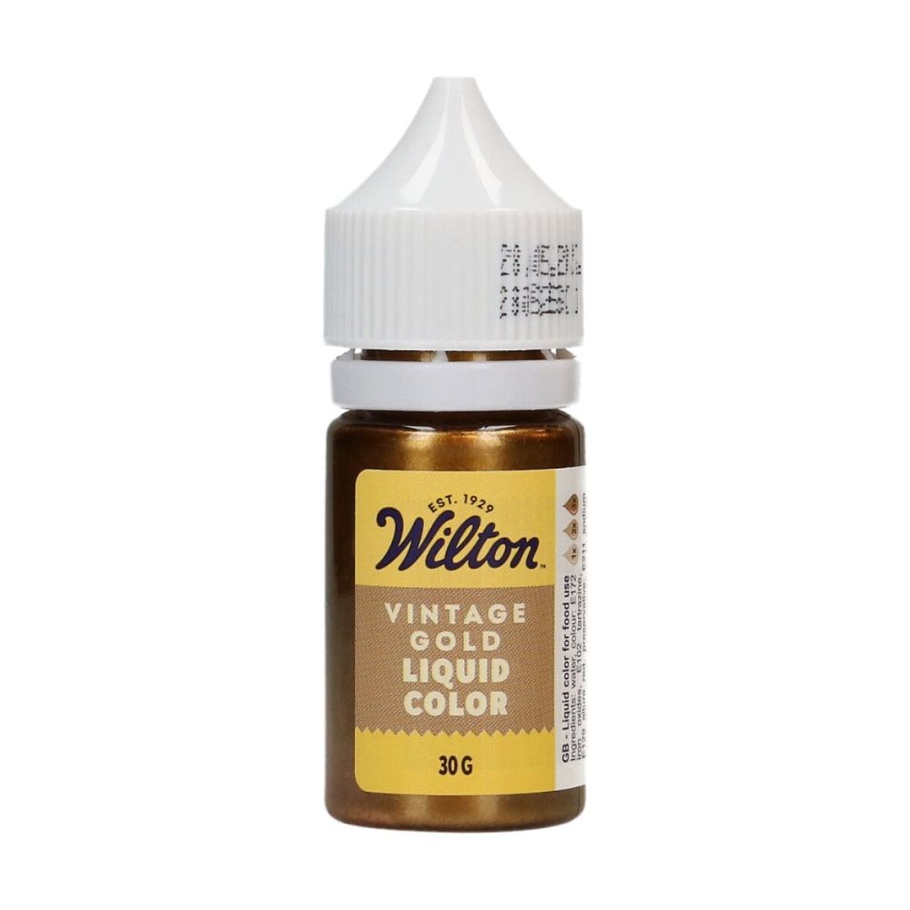Barwnik spożywczy w płynie - Wilton - Vintage Gold 30 g