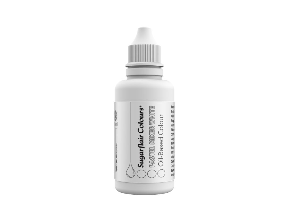 Wybielacz do mas tłustych - Sugarflair - biały, 30 ml