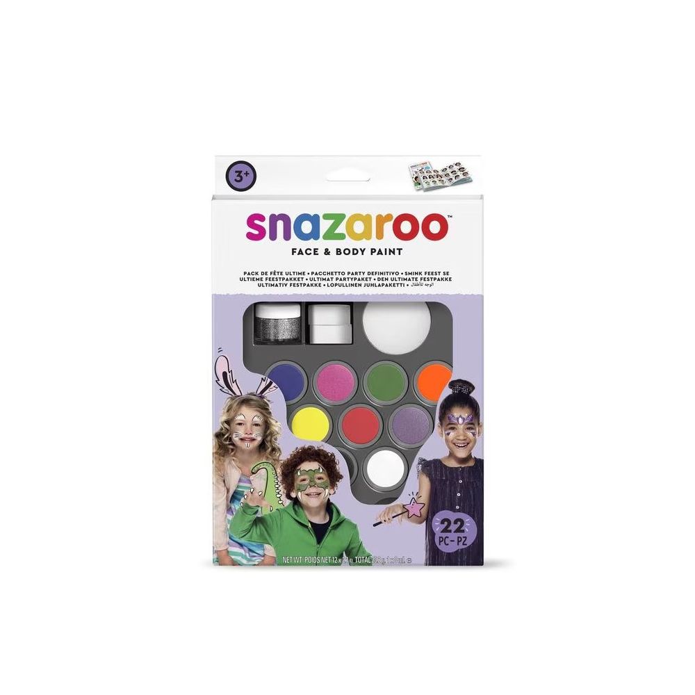 Face Painting Kit Party - Snazaroo - 22 elements