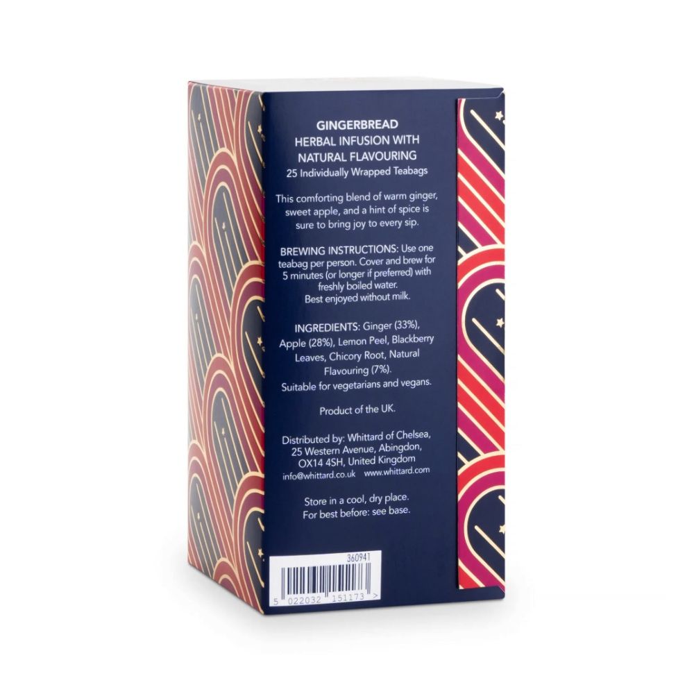 Gingerbread Herbal Infusion - Whittard - 25 pcs.