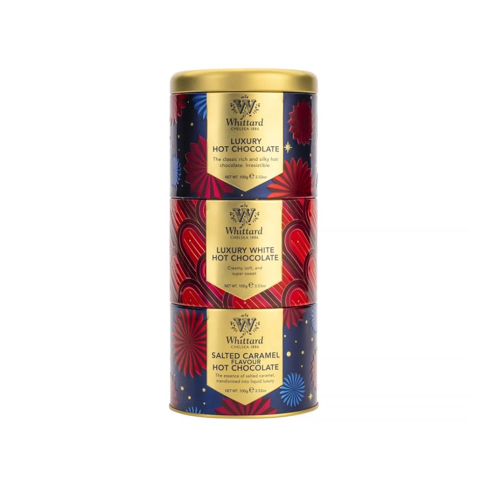 Świąteczny zestaw czekolad w proszku - Whittard - 3 x 100 g