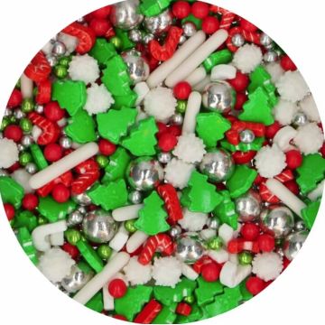 Posypka cukrowa 3D Christmas Wishes - FunCakes - 70 g