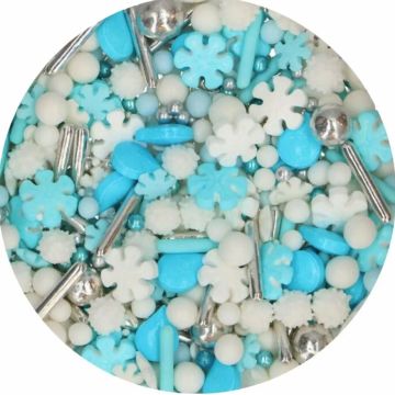 Posypka cukrowa 3D Frosty Winters - FunCakes - 70 g