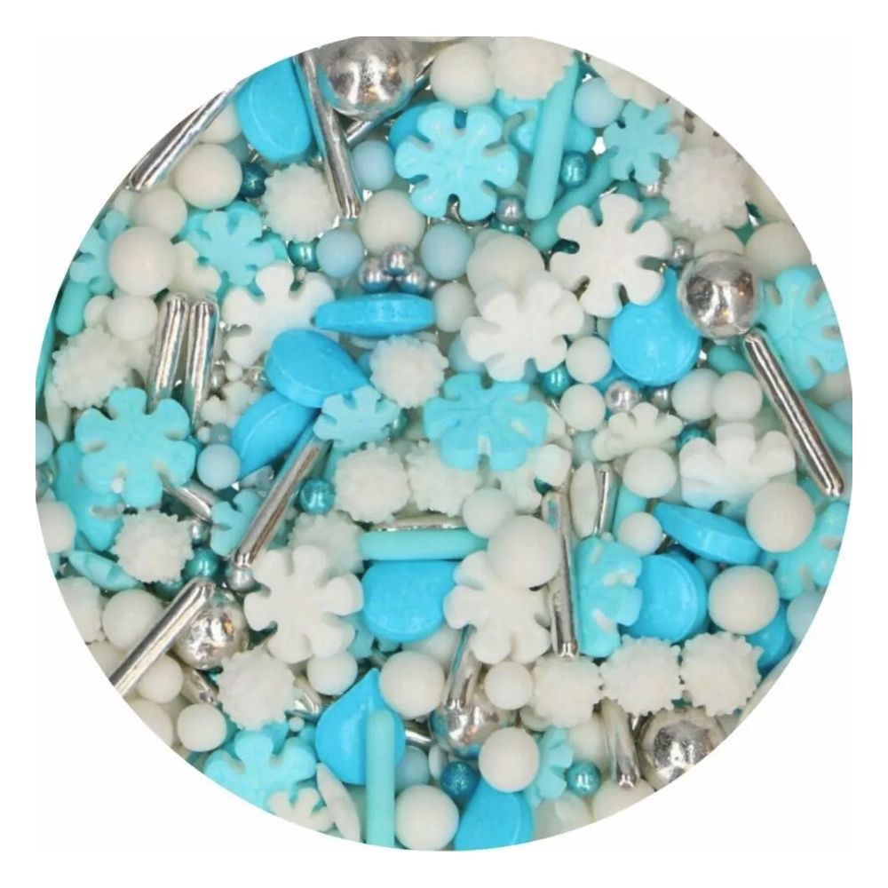 Posypka cukrowa 3D Frosty Winters - FunCakes - 70 g