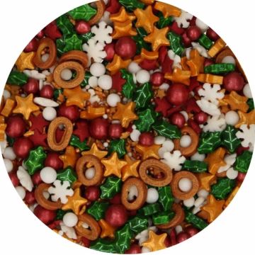 Posypka cukrowa 3D Mistletoe Kisses - FunCakes - 70 g