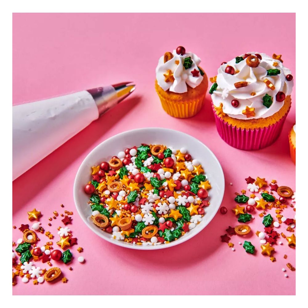 3D Sprinkle Medley Mistletoe Kisses - FunCakes - 70 g