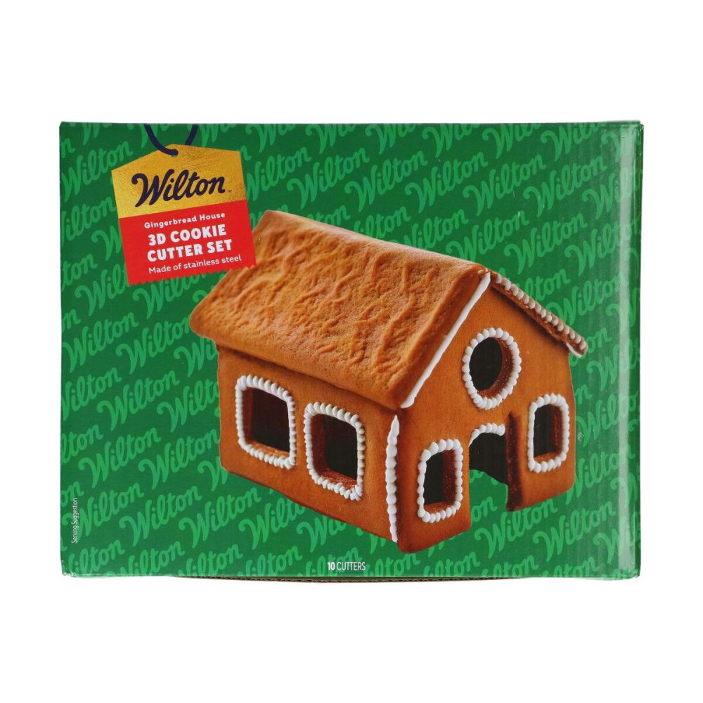 3D cookie cutter Gingerbread House - Wilton - 10 pcs.