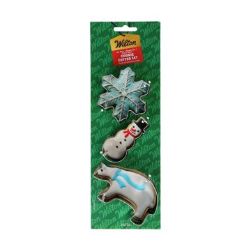 Set of cookie cutters Snowman - Wilton - 3 pcs.