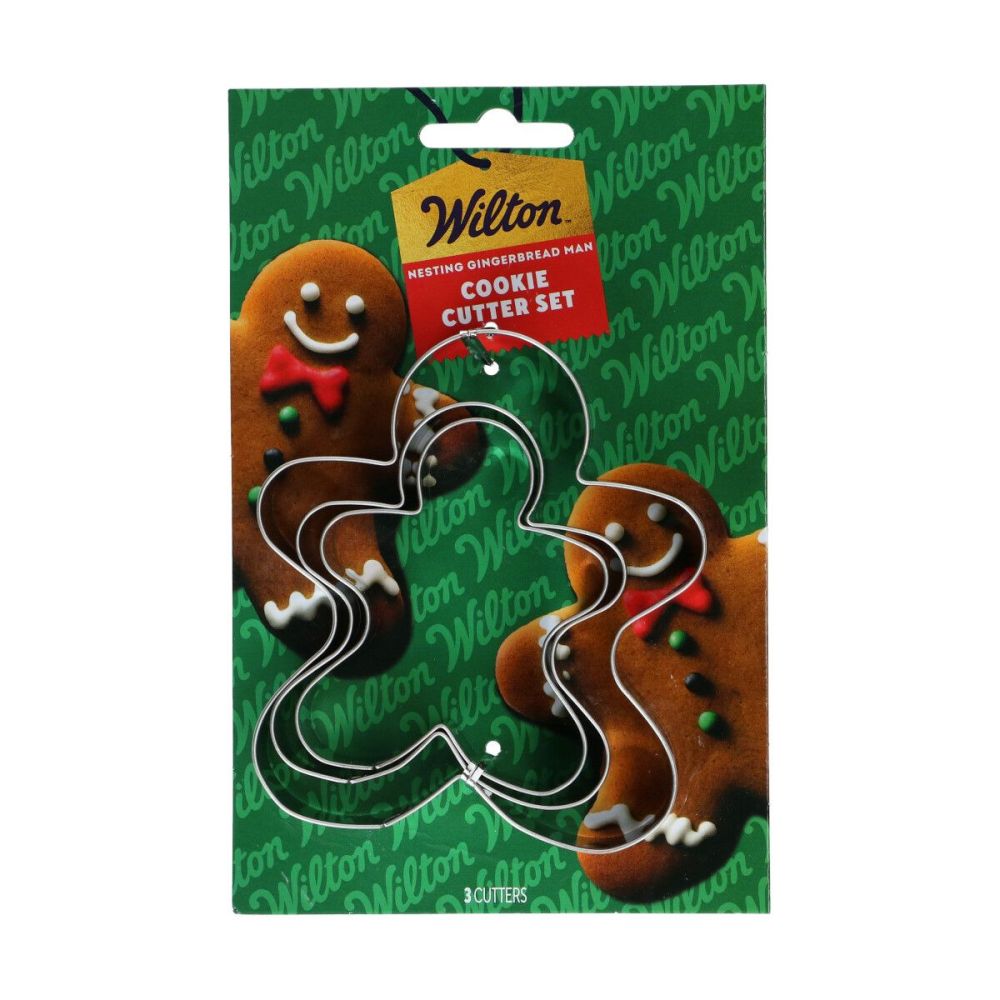 Set of cookie cutters Gingerbread Man - Wilton - 3 pcs.