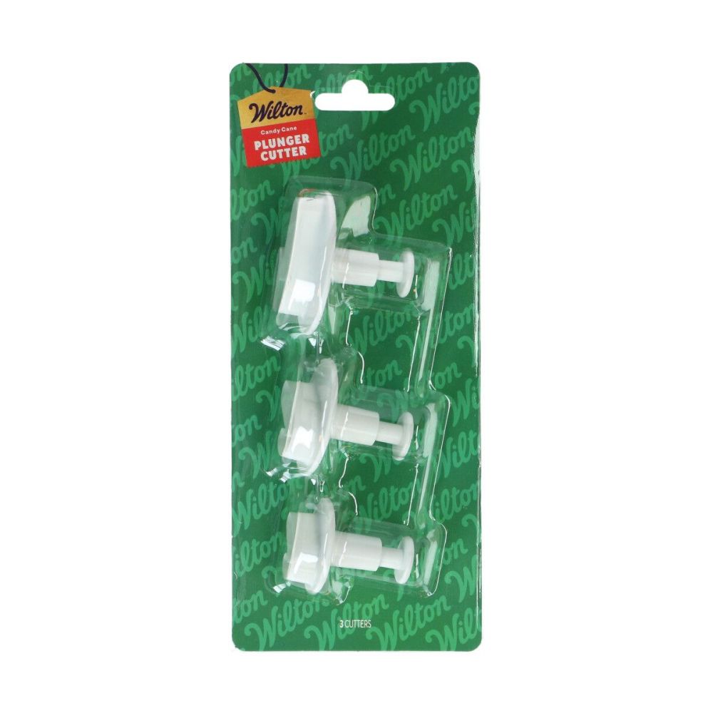 Zestaw wykrawaczy ze stemplami do ciastek Laska Cukrowa - Wilton - 3 szt.