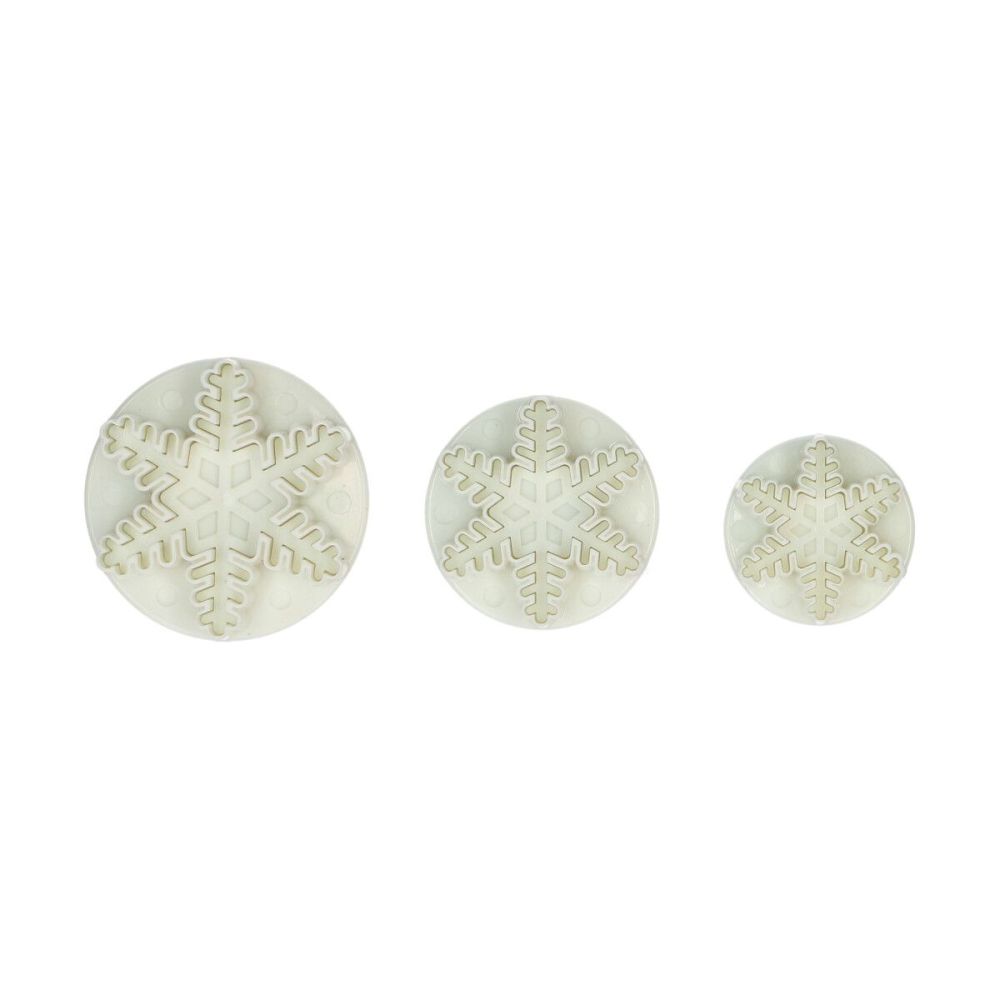 Set of cookie plungers Snowflake - Wilton - 3 pcs.