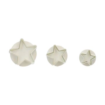 Set of cookie plungers Star - Wilton - 3 pcs.