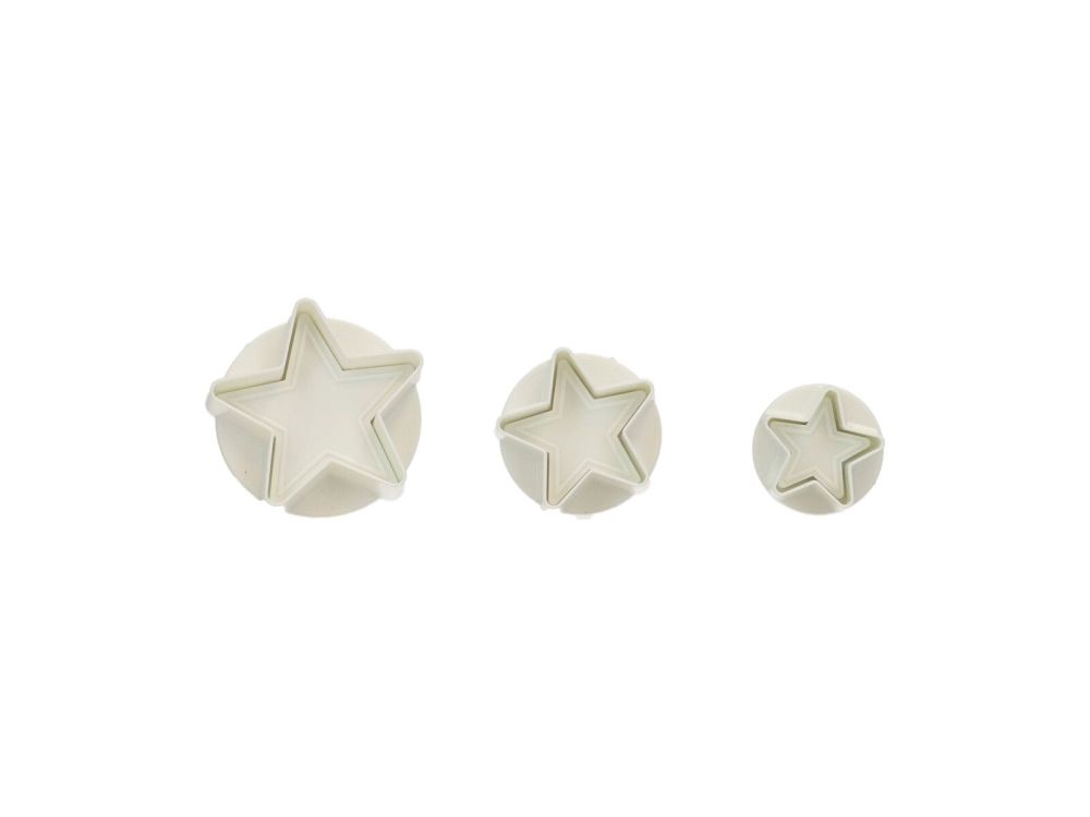 Set of cookie plungers Star - Wilton - 3 pcs.