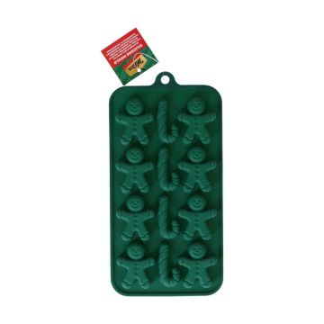 Silicone mould Gingerbread man & Sugar Cane - Wilton
