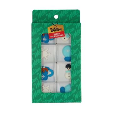 Set of sugar decorations - Wilton - 8 pcs.