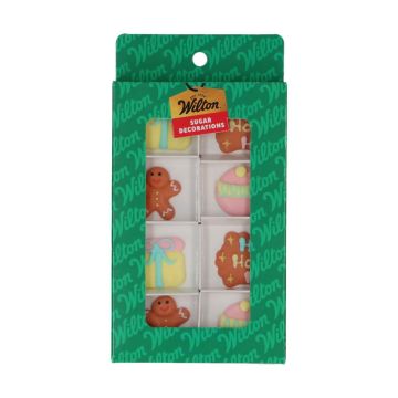 Set of sugar decorations Cute Christmas - Wilton - 8 pcs.