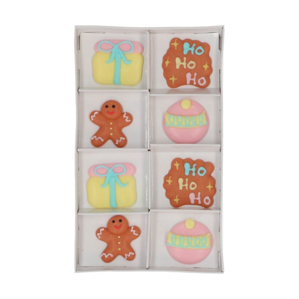 Set of sugar decorations Cute Christmas - Wilton - 8 pcs.