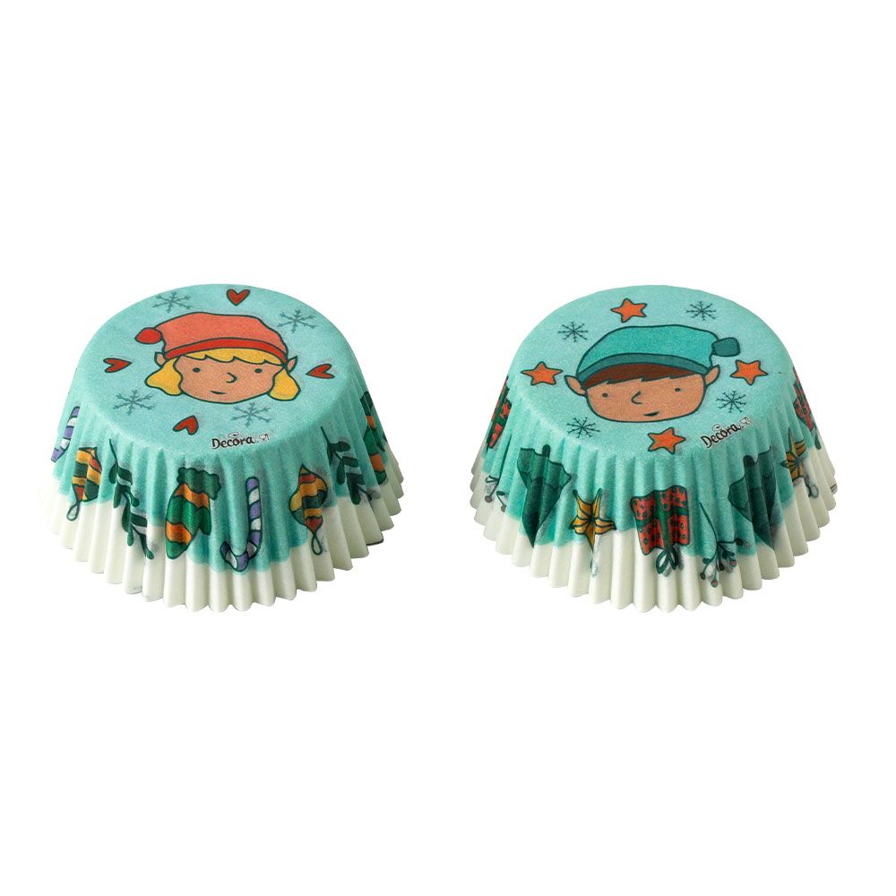 Muffin baking cups Elf - Decora - 50 x 32 mm 36 pcs.