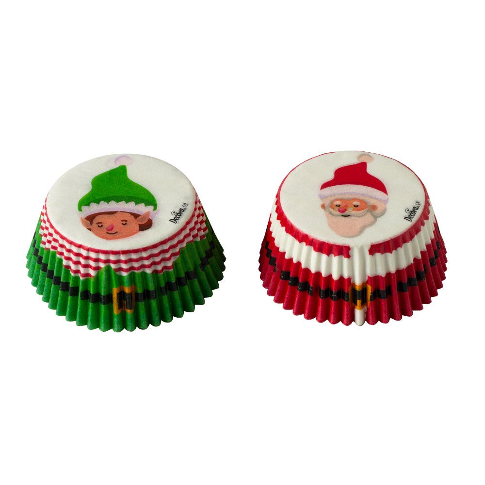 Muffin baking cups Santa's Elf- Decora - 50 x 32 mm 36 pcs.