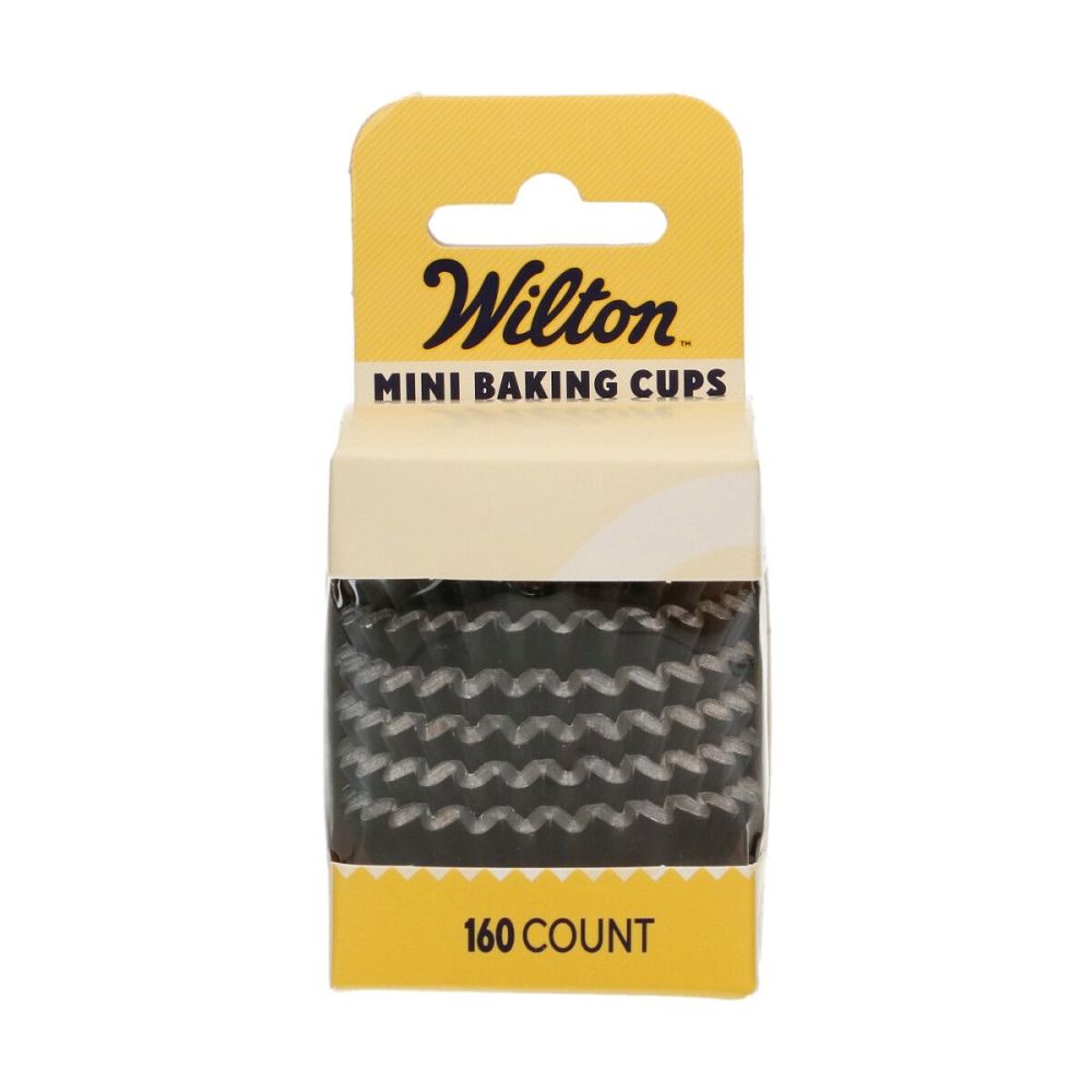 Muffin baking cups - Wilton - Black 3 cm 160 pcs.