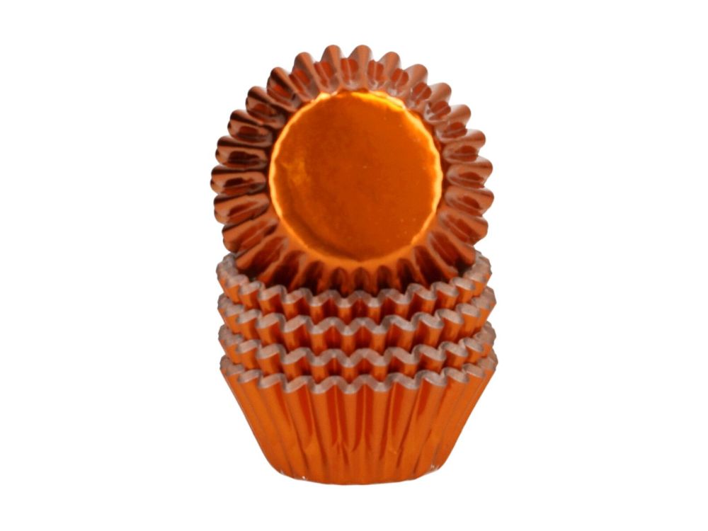 Mini papilotki do muffinek - Wilton - Orange 3 cm 160 szt.