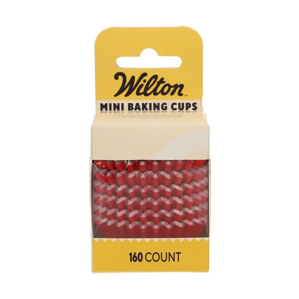 Muffin baking cups - Wilton - Red 3 cm 160 pcs.