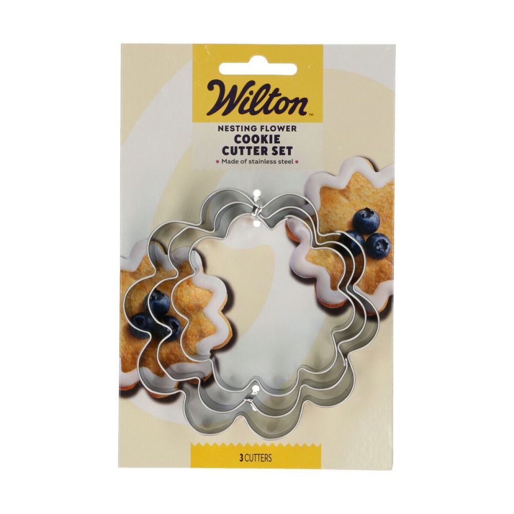 Set of cookie cutters Flower - Wilton - 3 pcs.